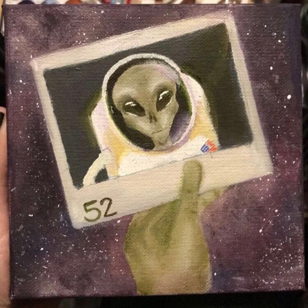 Alien painting